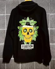 Load image into Gallery viewer, Fixation Hop Skull Hoodie Black
